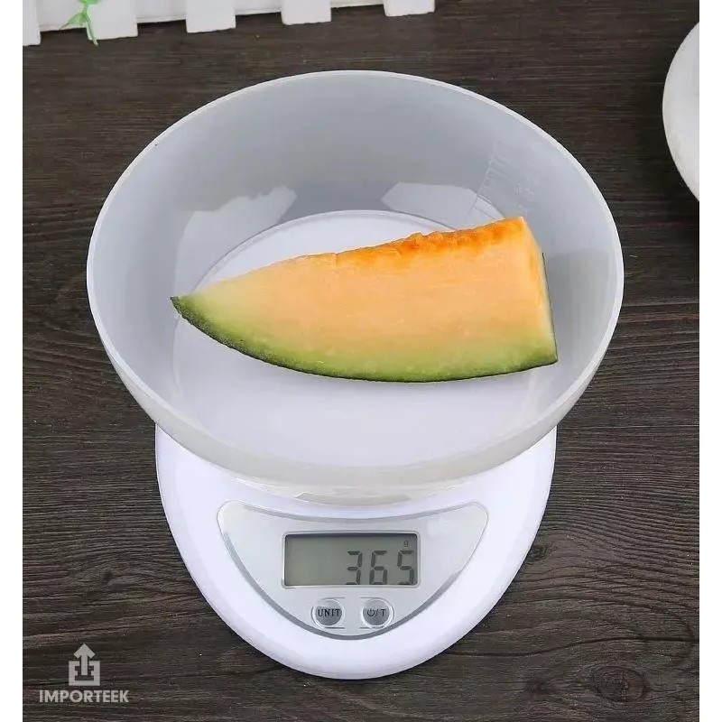 Importeek Bascula Digital Gramera Reposteria Cocina + Tazon Medidor