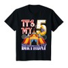 5 Year Old Ringmaster Circus Party 5th Birthday T-Shirt