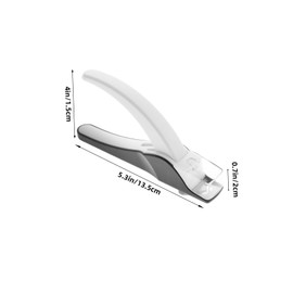 OHPHCALL Nail Tip Cutter Professional Nail Scissors U-shape for Anti-slip Handle