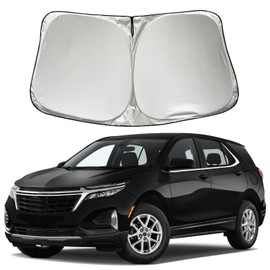 SZYUCHEN Car Windshield Sun Shade Sunshade Compatible with Chevy Equinox 2025 2024-2010 Camaro 2016-2024 Trax 2025-2013 Accessories, Foldable Car Front Window Sun Shield