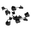 100Pcs Nylon Wire Grommet Strain Relief Bushing Electric Cable Fixing