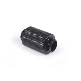 Alphacool ES D-Plug 21 mm G1/4 Male to G1/4 Male - Deep Black