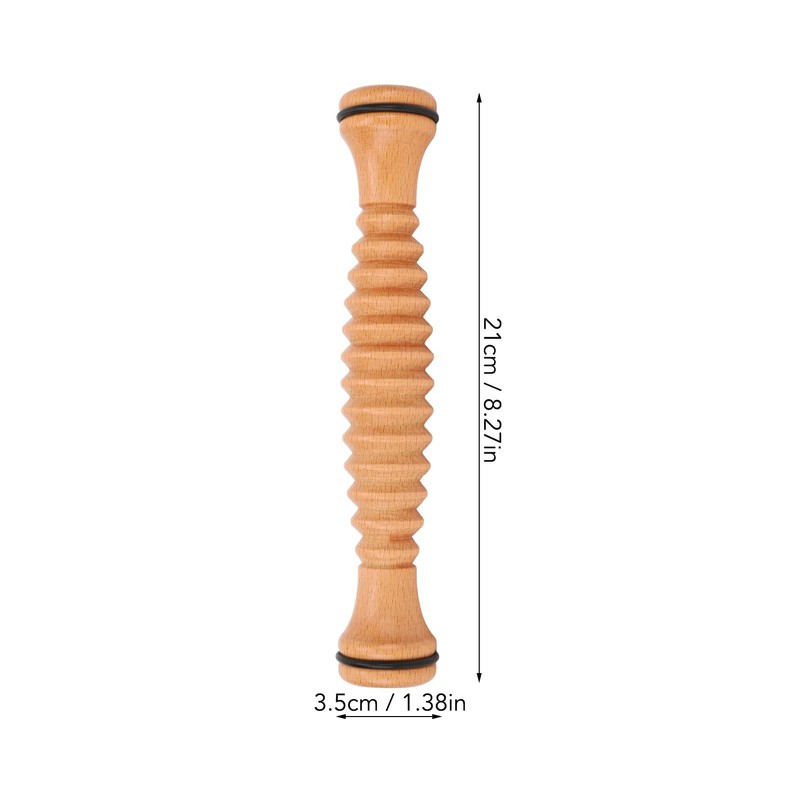 Wooden Foot Massage Roller, Relieves Muscle Tension and Promotes Blood