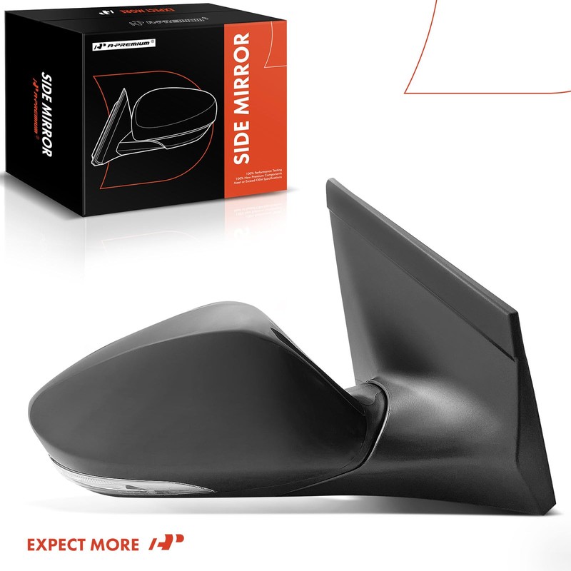 A-Premium Passenger Side Power Door Mirror - Compatible with Hyundai