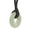 NOVICA Artisan Handmade Jade Pendant Necklace Apple Green Circular from