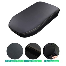 ZCLINKO Compatible with Toyota RAV4 2019-2023 2024 Central Armrest Cover RAV4 2023 Car Armrest Pad Armrest Box Protection Cover RAV4 Accessories (Brown Line)