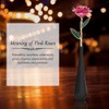Beautiful Elegant Everlasting Gold Plated Rose Flower Valentine's Gift Red