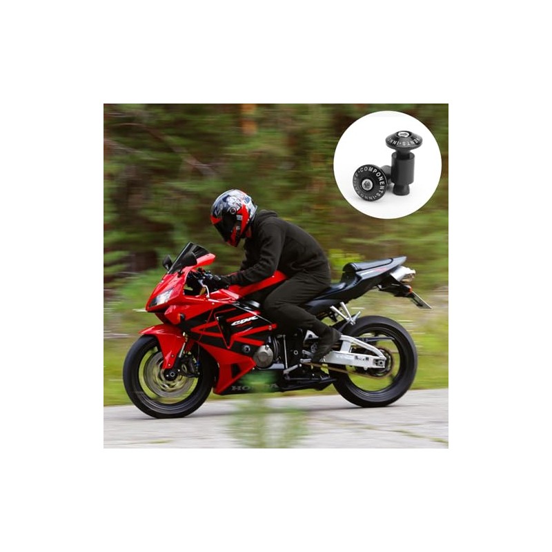 Motorcycle Handlebar Weights Handlebar Ends Motorcycle CNC 22 mm Black
