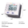 LotFancy Wrist Blood Pressure Monitor for Home Use, BP Cuff,