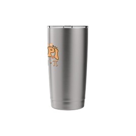 Pi Day Here For The Pie Groovy Funny Pi Day March 14 Math Stainless Steel Insulated Tumbler