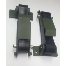 Humvee (2) HMMWV Humvee Hood Latch Assembly Set Green 12338909 2540-01-185-95