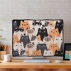 kwmobile Dust Cover for 24-26" Monitor - Linen Monitor Protector