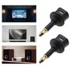 JIEDALIN 4PCS 3.5mm Mini Toslink Adapter Digital Fiber Optic Toslink
