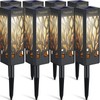 TomCare Solar Lights Outdoor Upgraded Bright Solar Pathway Lights Bigger