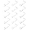 Eakxnig Clear Nose Studs Retainers for Work - Transparent Bioflex