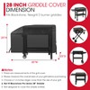 Unicook 28 Inch Griddle Cover for Blackstone and Nexgrill Cooking