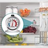 Termómetro de Refrigerador, Termómetro de Temperatura de Acero Inoxidable para