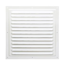 Metal Ventilation Grille Ventilation Ventilation (25 x 25 cm, White)