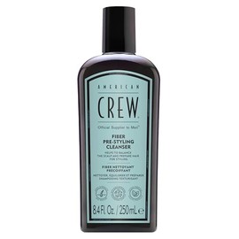 American Crew - Champú de fibra pre-estilista para hombres para cabello dañado y fino, champú fortalecedor, añade grosor y brillo, vegano, 8.4 onzas l