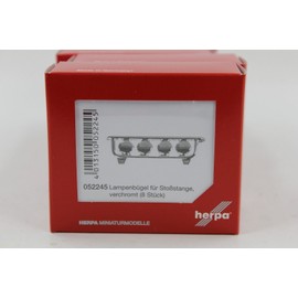 herpa 052245 - Lampenbügel für Stoßstange, verchromt, Inhalt 8 Stück