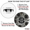 Rhinotuning 4 x 62mm Curious Cat Pattern Lettering ABS Material