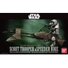 Star Wars 1/12 scout trooper and speeder bike