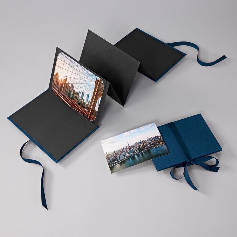Semikolon Leporello Classico Photoalbum, navy