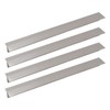 4Pcs Stove Gap Cover Stainless Steel Heat Resistant Easy Clean