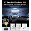 Custom-Fit for GMC Windshield Sun Shade Umbrella, 2024 Upgraded Pull