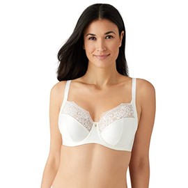 Wacoal Women's Side Note Full Figure Underwire Bra, Egret, 36G