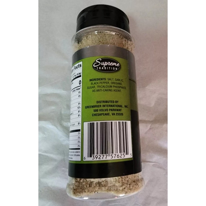 Supreme Garlic & Pepper, Garlic & Pepper Seasoning Meat chicken