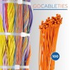 Gocableties 100 x High Quality Strong Nylon Cable Ties