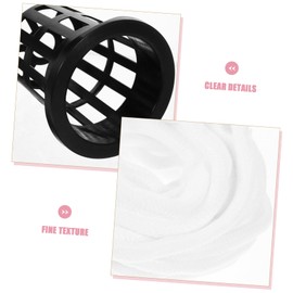 Totority 1 Set Self Hydroponics Growing System Kit Mineral Wool Planting Cubes Cotton Rope Planting Baskets for Indoor and Balcony Gardening