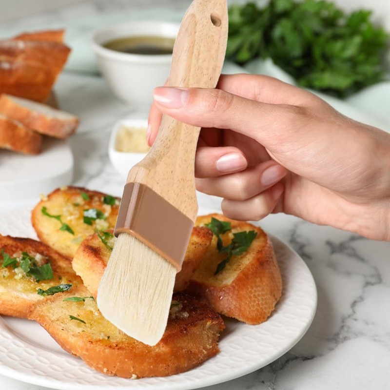 2PCS Pastry Brushes – Basting Brushes for Cooking, Baking &