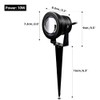 10W Landscape Light Waterproof Outdoors RGB LED Garden Lamp with
