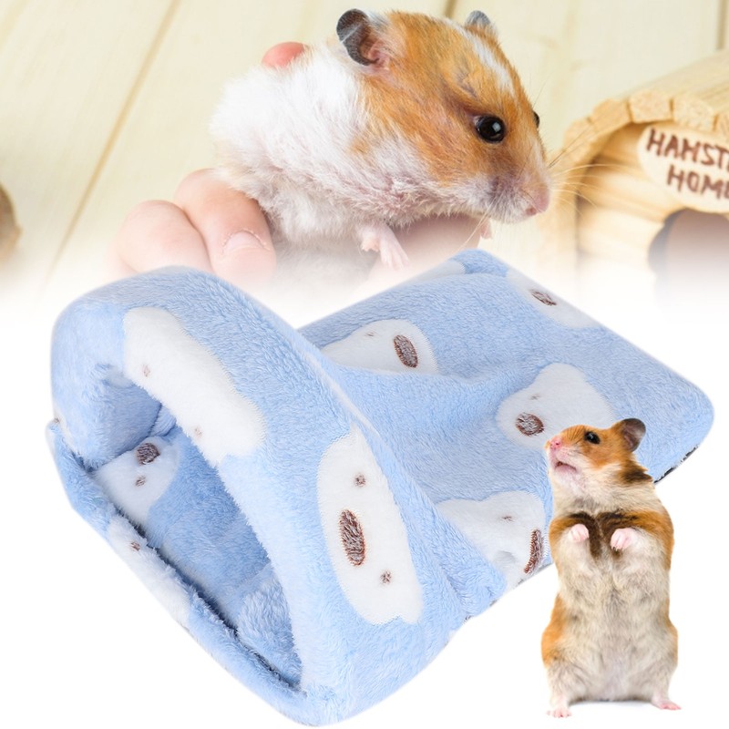 Mini Pet Winter Sleeping Bed Cage Removeable Hamster GuineaPigs Warm
