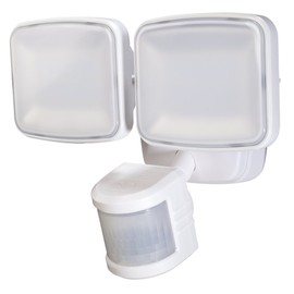 Heath Zenith HZ-5831-WH LED Activated Security 2100 Lumen Light Output and 180 Degree Motion Detection Zone up to 70 ft, White