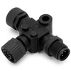 T Connector for NMEA 2000 3 Port Connector 5-Pin M12