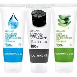 Crema Gel Hidratante Coreano  Carbon_ Colageno_ Aloe (3pz) Todo Tipo De Piel Danoche                                                                  