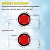Joinfworld 20A 12V Push Button Switch Latching 19MM Pushbutton Switch
