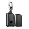 TECART Fit for Mazda Alloy Key Fob Cover Leather Key