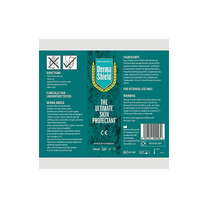 Derma Shield Skin Barrier Commercial Size 17 Oz