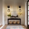 HYMELA N01 100% Dimmer Wall Sconce with Hand Woven Rattan