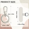 AIQIUQIU Phone Tether Tabs, Cell Phone lanyard Pad Metal Ring