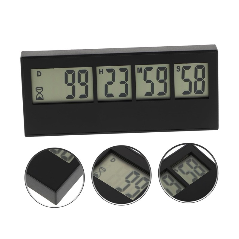 FELTECHELECTR Digital Countdown Timer Days Down Clock for and Project