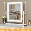 Gvnkvn Lighted Makeup Mirror, Hollywood Vanity Mirror with Lights, Three