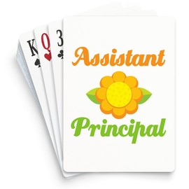 CafePress Assistant Principal Standard Size Playing Cards