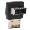 Right Angle USB Type E Adapter, Front Panel Header Male