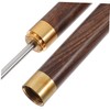 COLLBATH Triple-Head Ice Chisel Ice Ice Sculpting Tool with Wooden