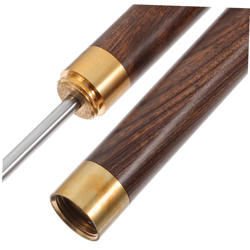 COLLBATH Triple-Head Ice Chisel Ice Ice Sculpting Tool with Wooden